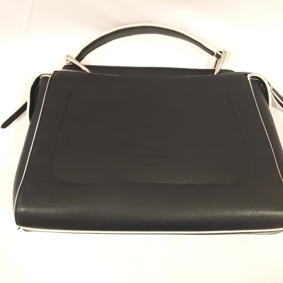 EXPRESSIONS NYC Bag Black Structured - Picture 8 of 8
